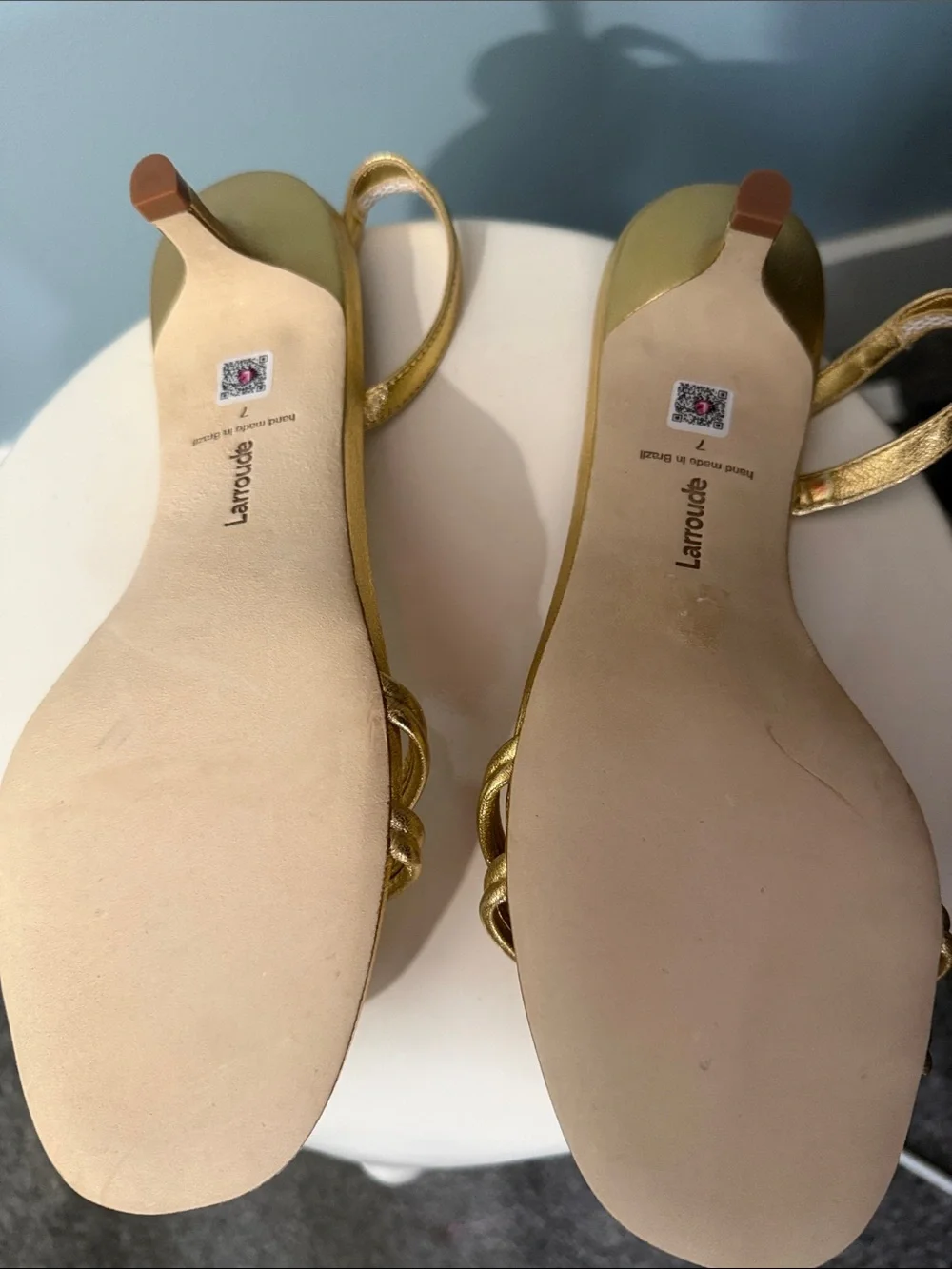 NWOT Larroude Mini Annie Kitten Heels Size 7 - Picture 4 of 4